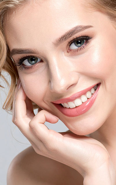 woman perfect smile